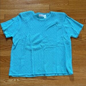 Alfred Dunner Women’s Blue Shirt